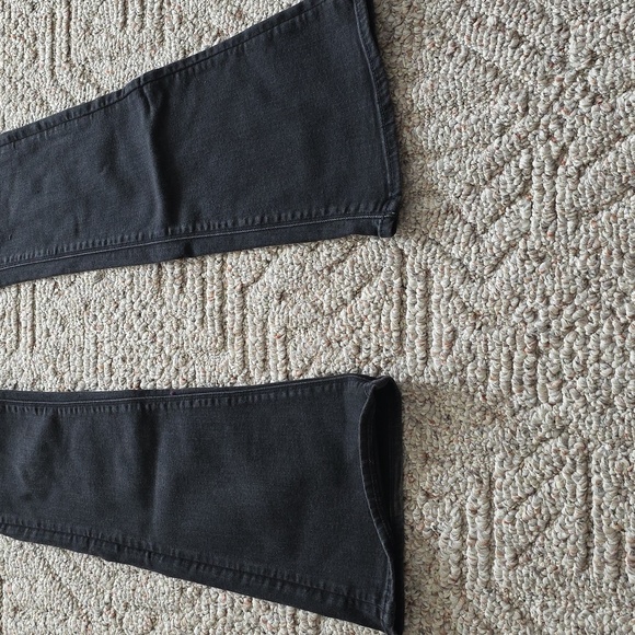 American Eagle High Rise Artist Flare Black Jeans Size 2 X-Long - Picture 5 of 7